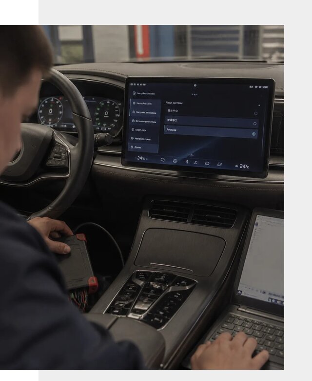 Русификация автомобиля BYD HAN для эксплуатации в Кинели
